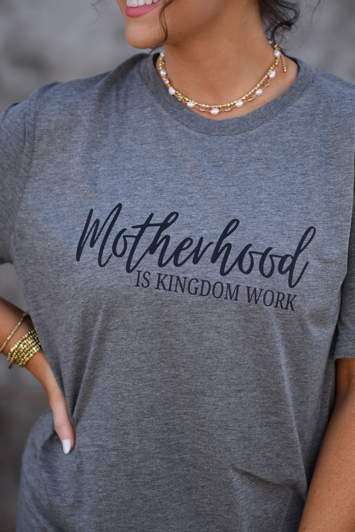Motherhood is Kingdom Work Tee