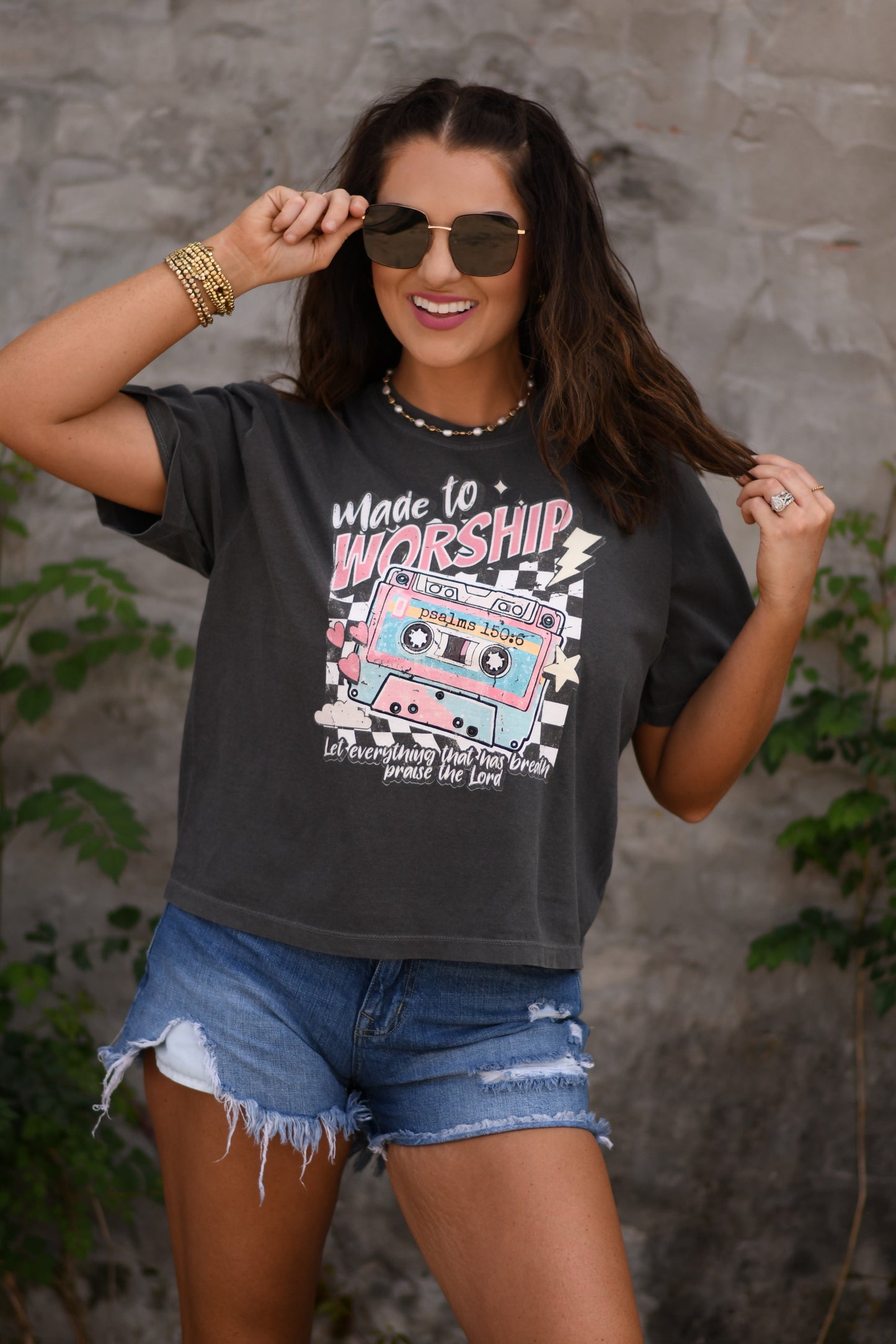 Made To Worship Tee or Crop Tee