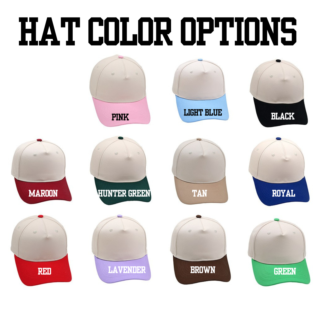 PREORDER: Upside down embroidered hat 10.13.25 osym