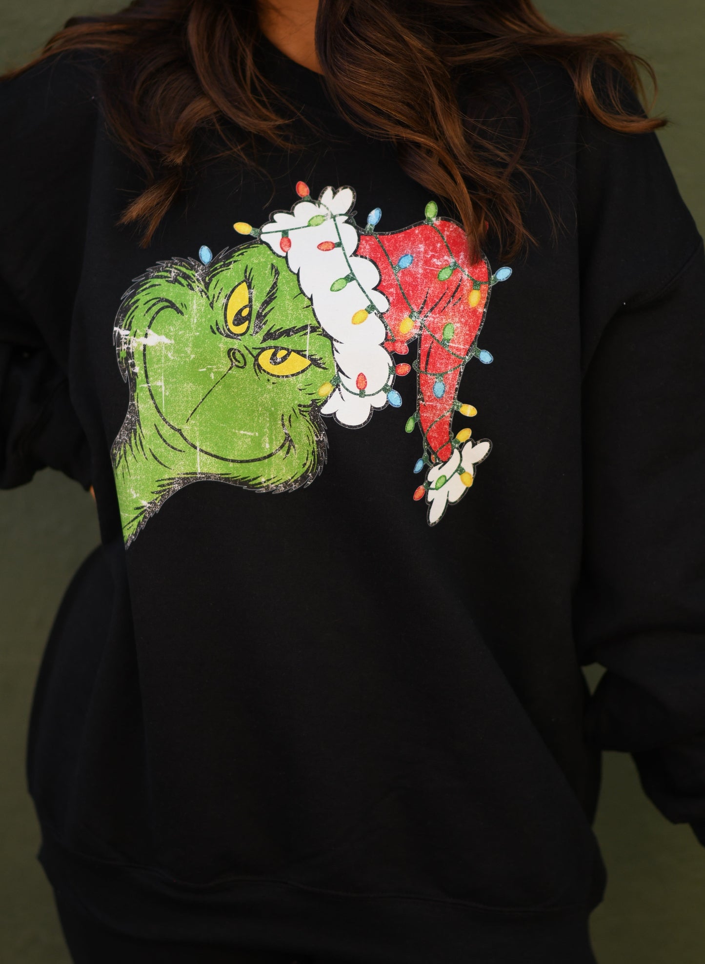 Peeking Grinch Tee / Sweatshirt