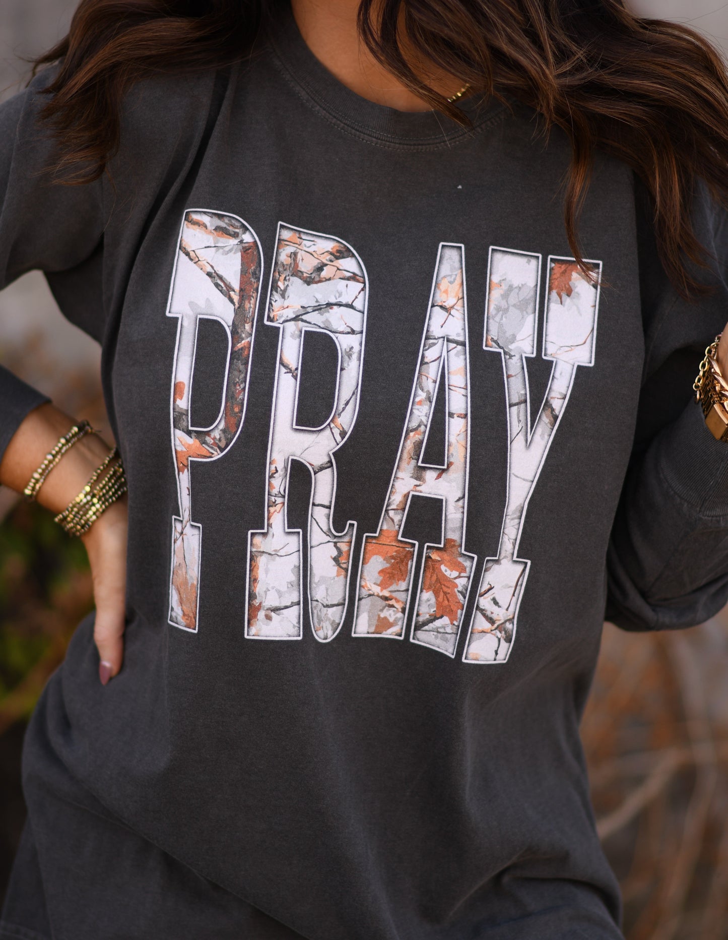 Camo Pray Tee / Long Sleeve