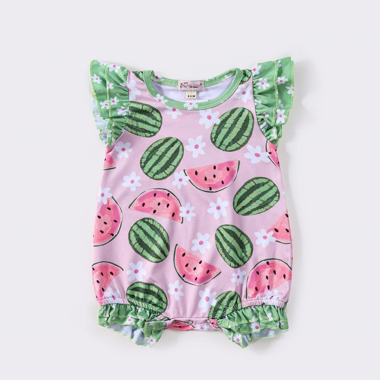 Watermelon Daisy Infant Romper