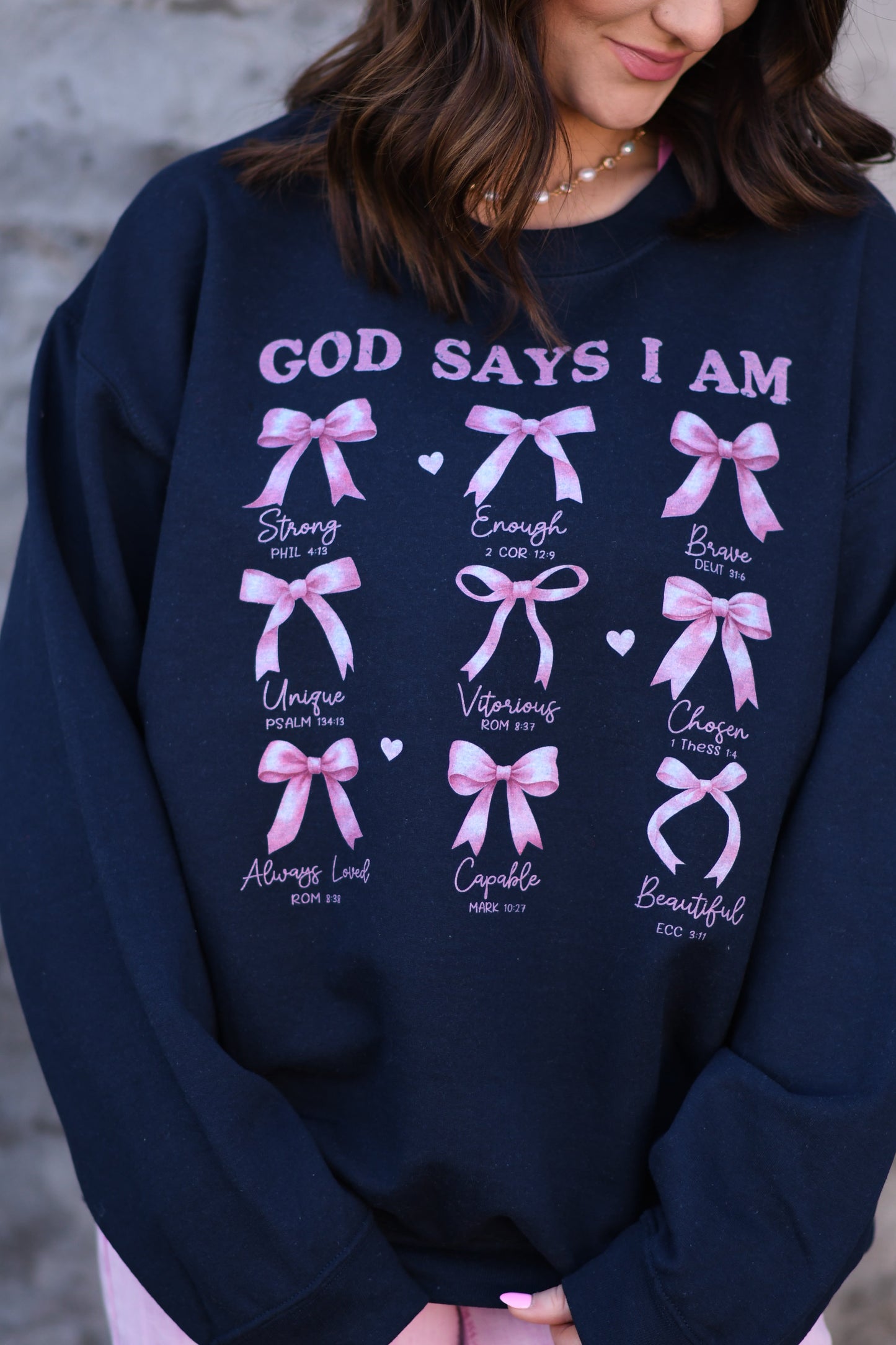 God Says I Am Sweatshirt- Adult and Youth