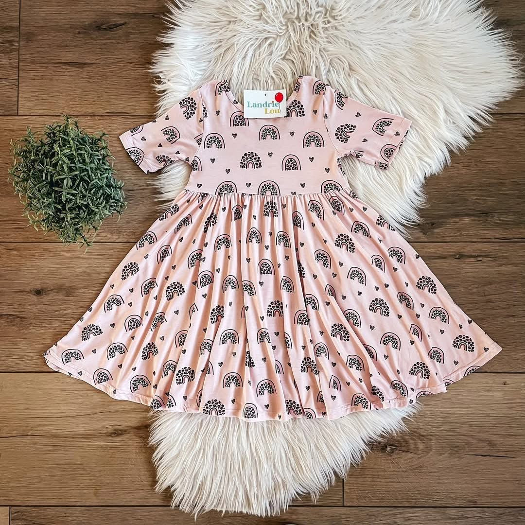 Rainbow Leopard Dress