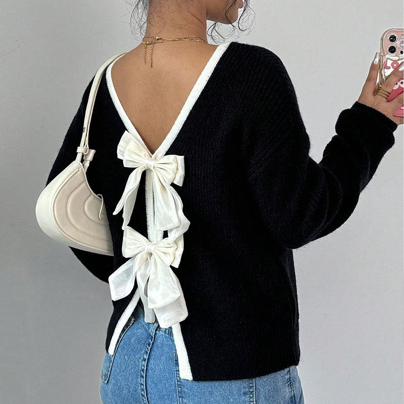 PREORDER: Dakotah Bow Sweater 10.13.25 osym