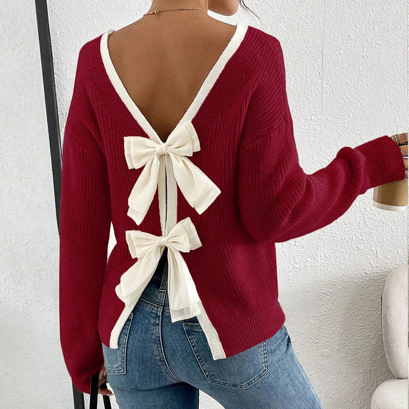PREORDER: Dakotah Bow Sweater 10.13.25 osym