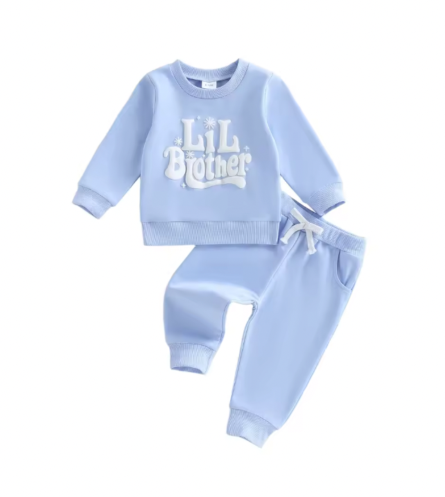 Baby Blue Lil Brother Lounge Set