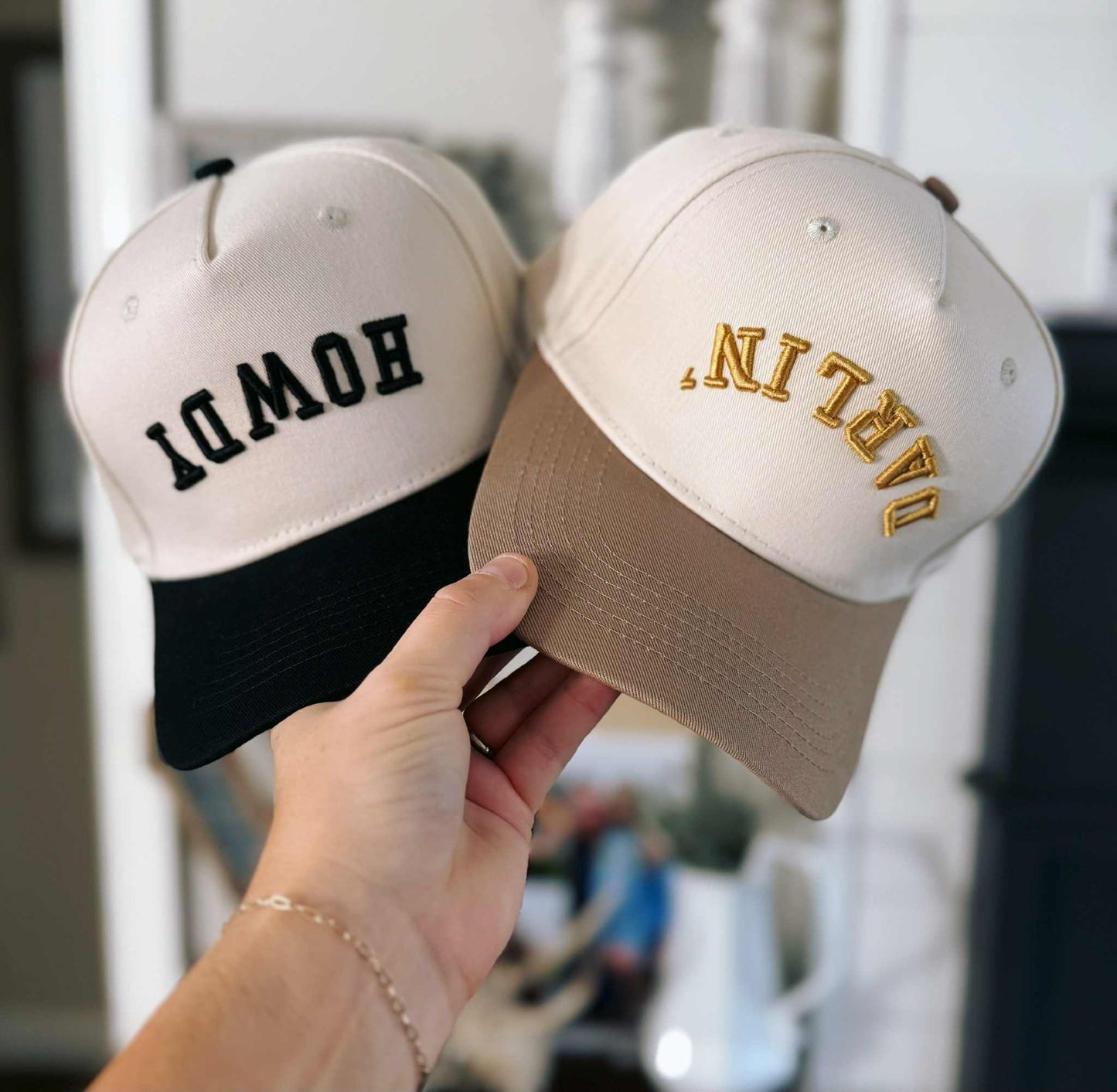 PREORDER: Upside down embroidered hat 10.13.25 osym