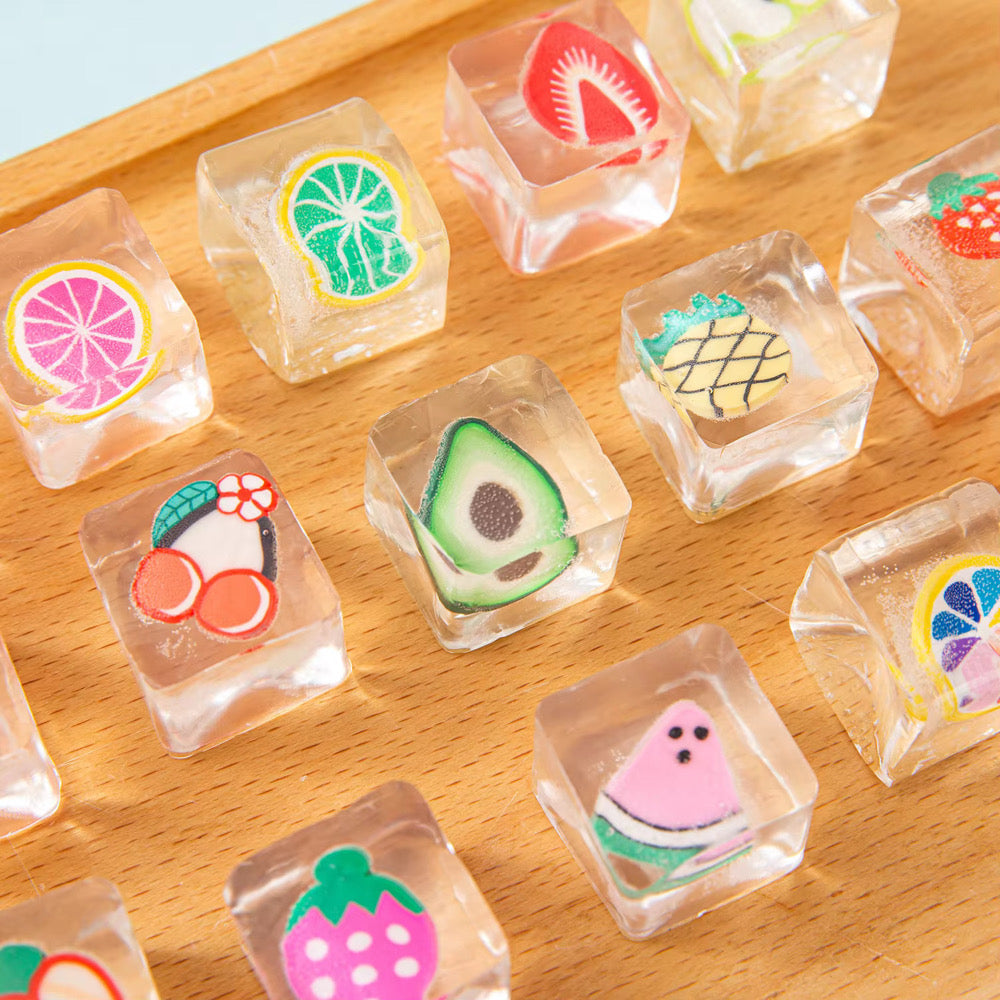 *Pre Order* Mini Fruit Ice Cube Squishy