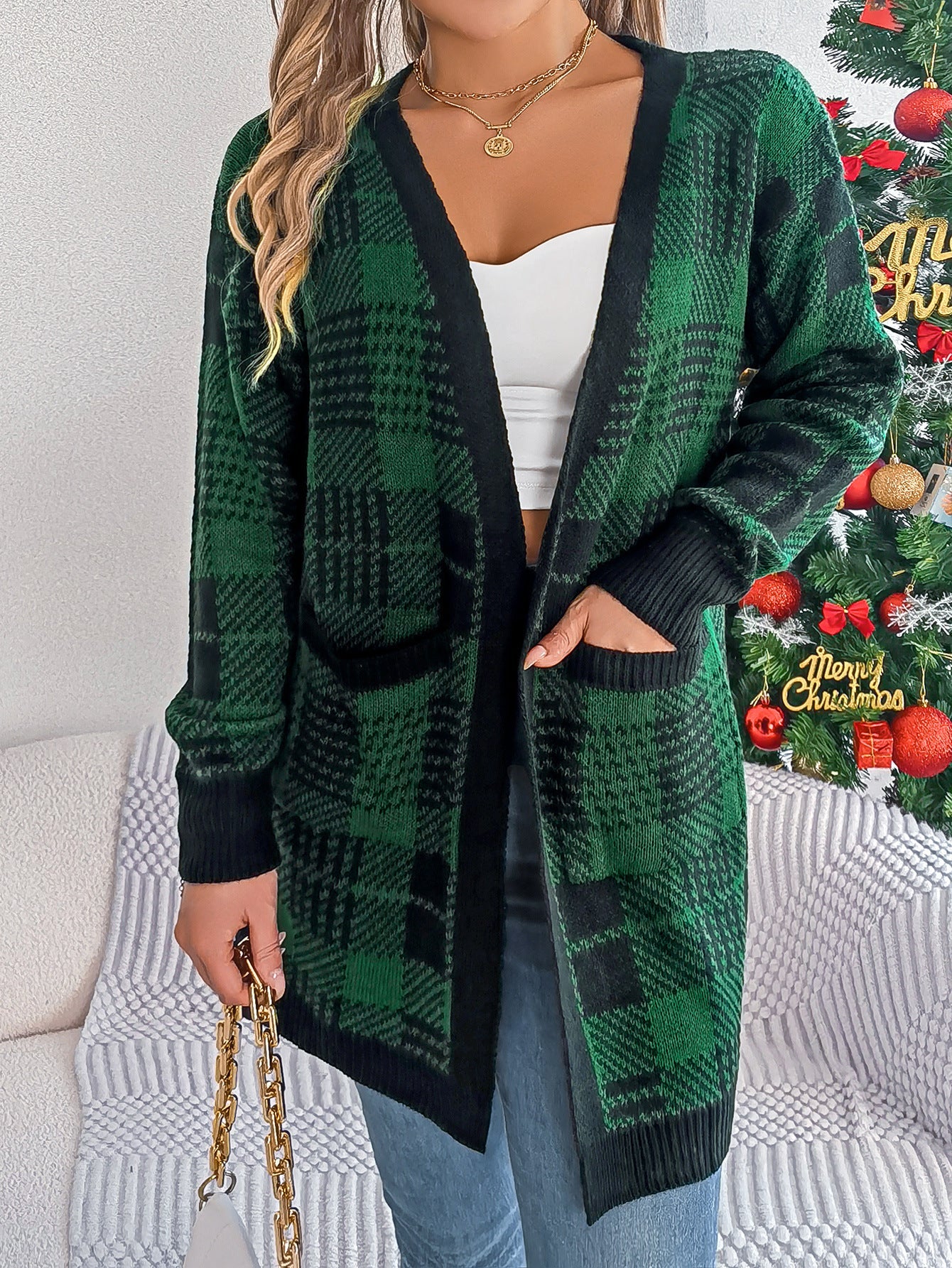 PREORDER: Shelby Plaid Cardi  11.10.25 osym