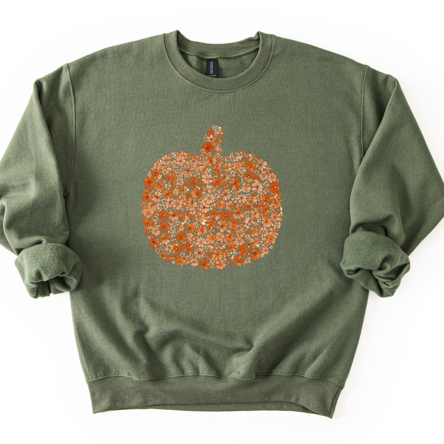 Floral Pumpkin Graphic Tee & Sweatshirt