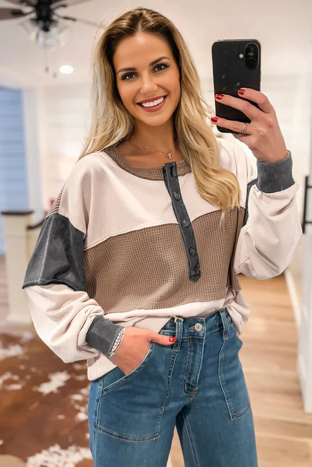 PREORDER: Myla Ribbed Henley 11.10.25 OSYM