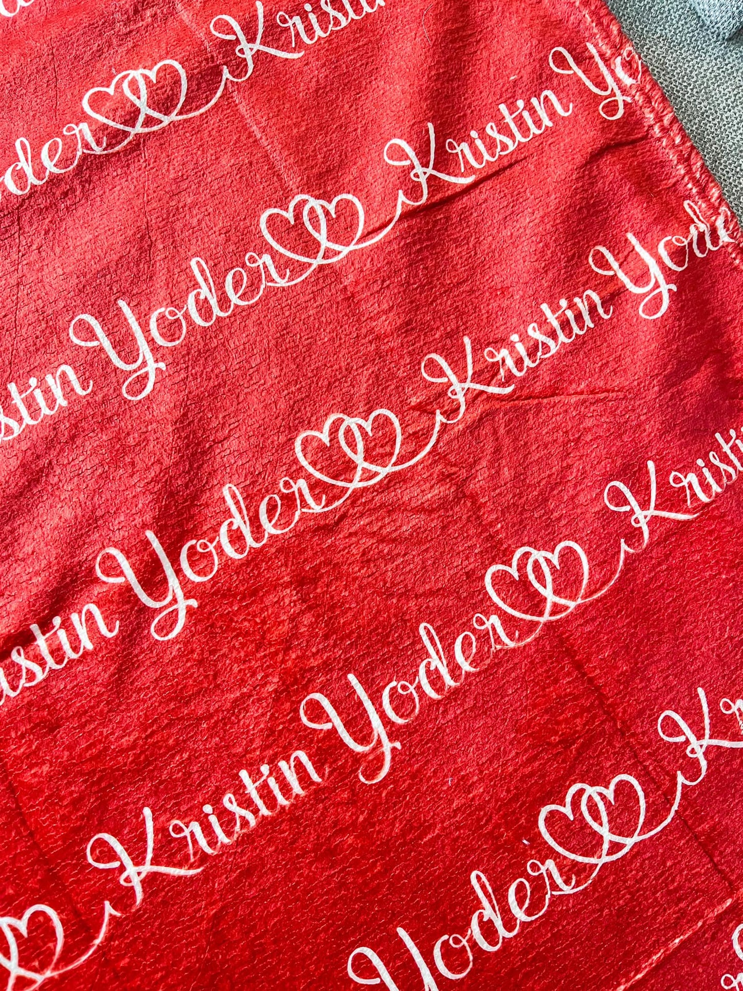 PREORDER: Repeating Name Blanket 10.13.25 osym
