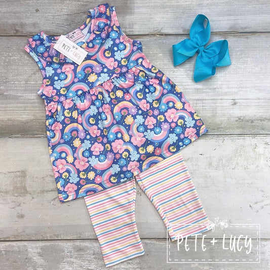 Rainbow Bright Short Set
