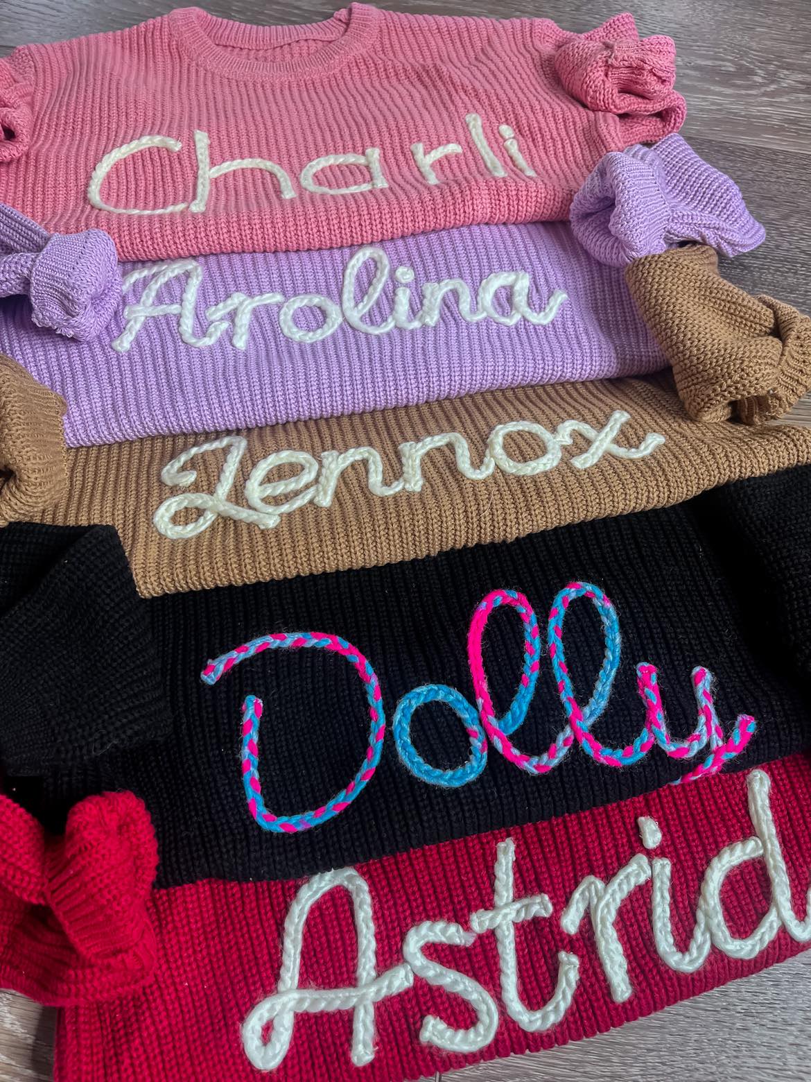 PREORDER: Custom Chunky Knit Oversized Sweater (blank or custom) 1.5.26 osym