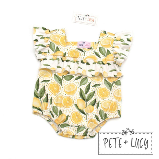 Mellow Lemon Infant romper