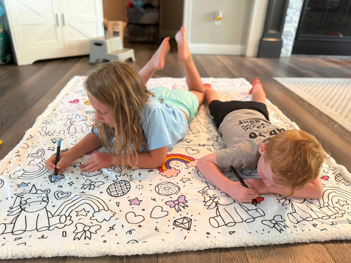 PREORDER: Custom Coloring Blanket - Ends 8/3 at 10am EST!!