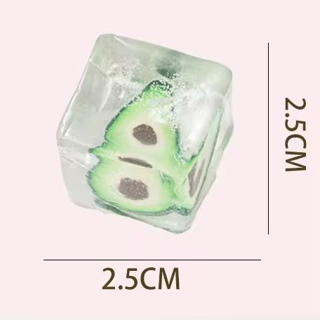 *Pre Order* Mini Fruit Ice Cube Squishy