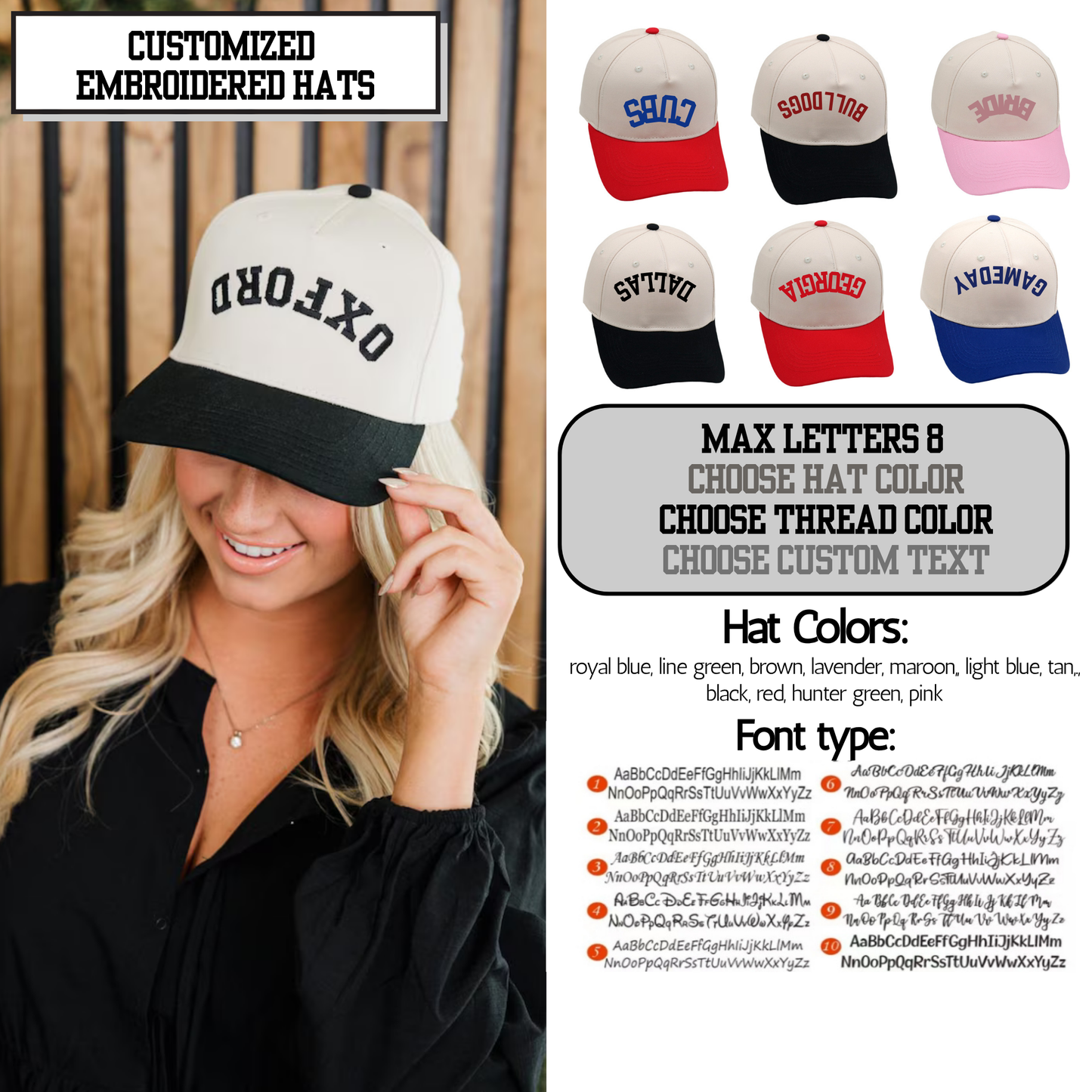 PREORDER: Upside down embroidered hat 10.13.25 osym