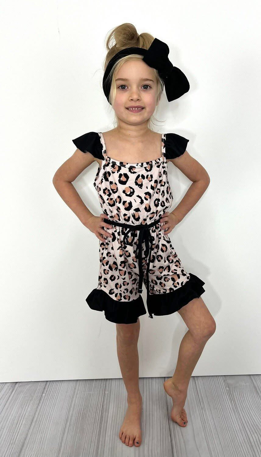 Leopard Romper