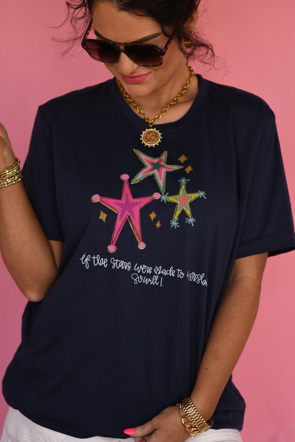 If The Stars Were Meant To Worship So Will I Tee