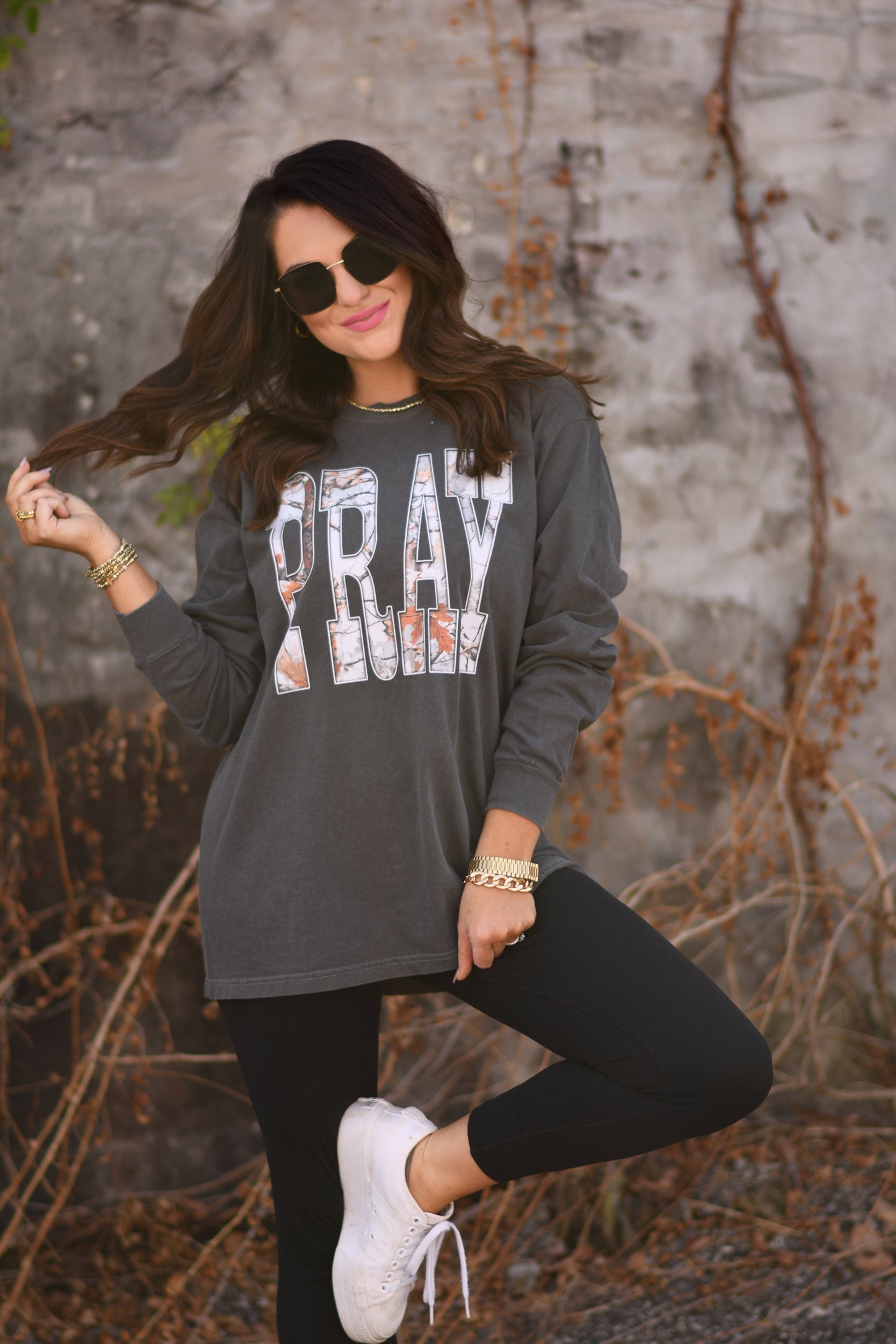 Camo Pray Tee / Long Sleeve
