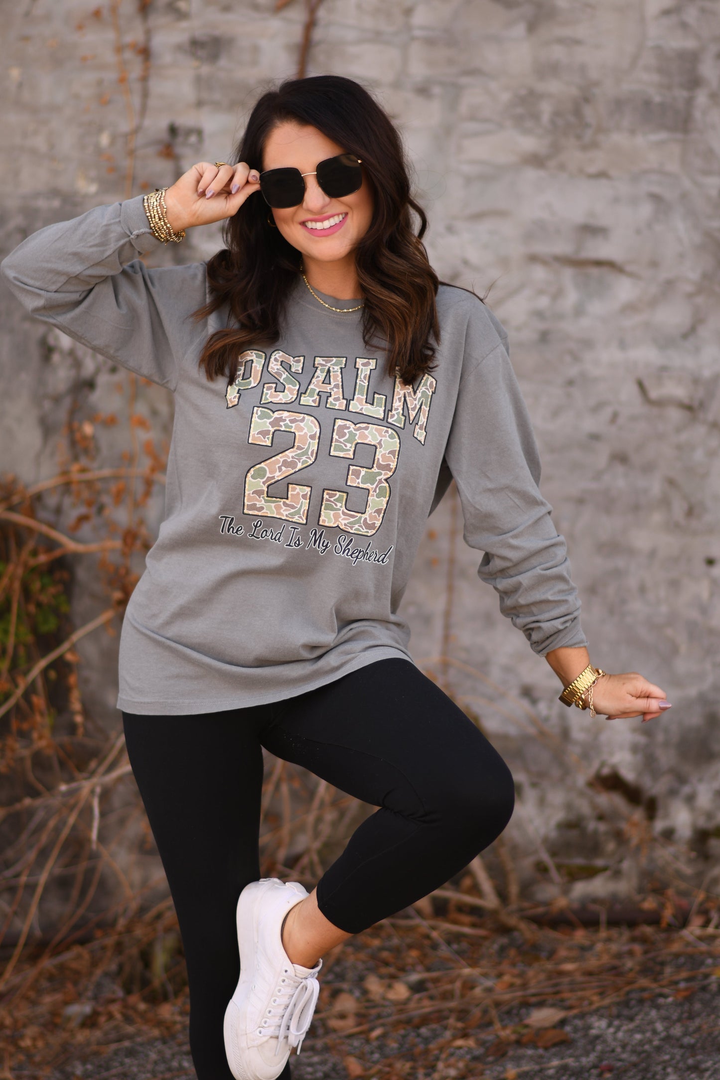 Psalm 23 Camo Tee / Long Sleeve