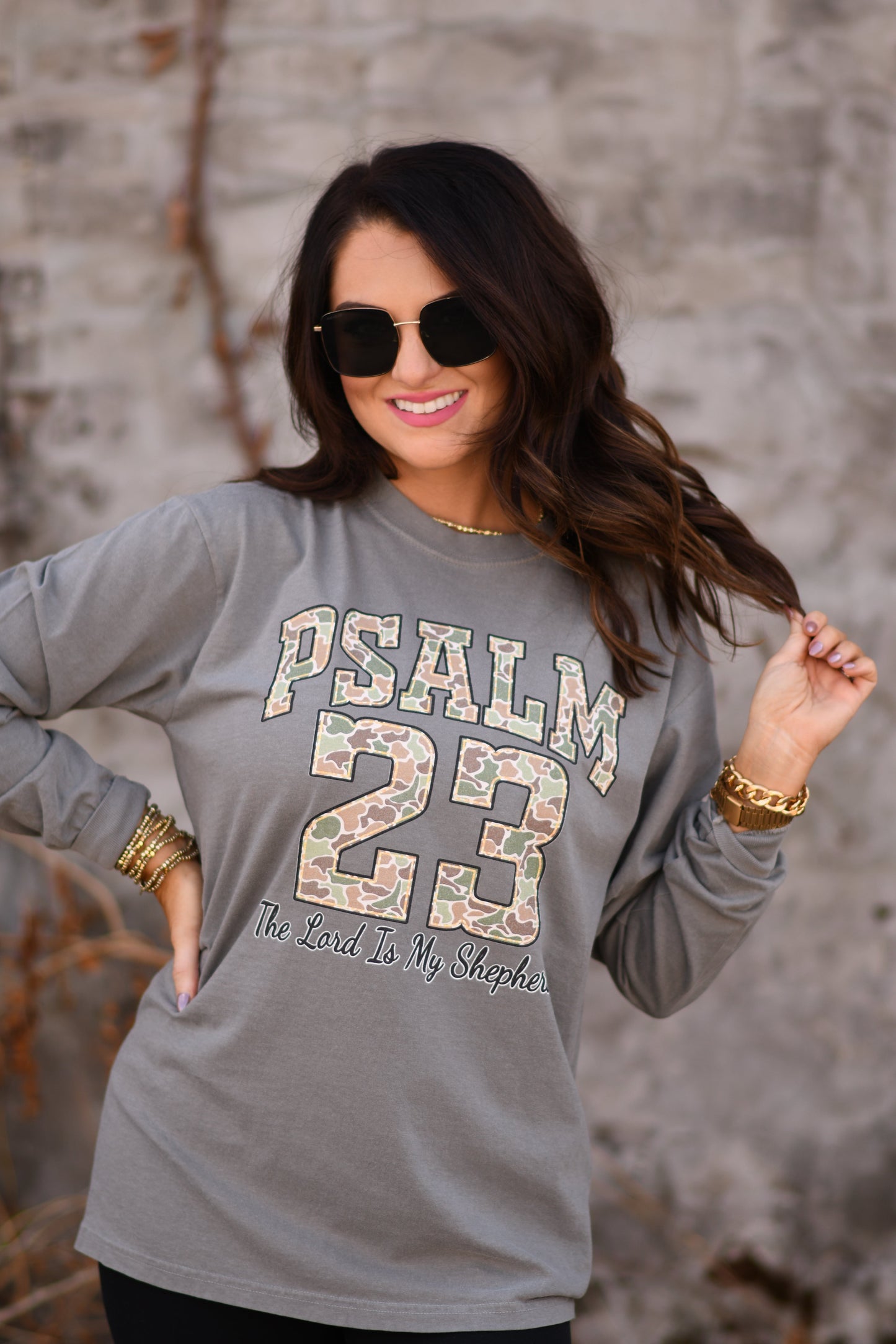 Psalm 23 Camo Tee / Long Sleeve