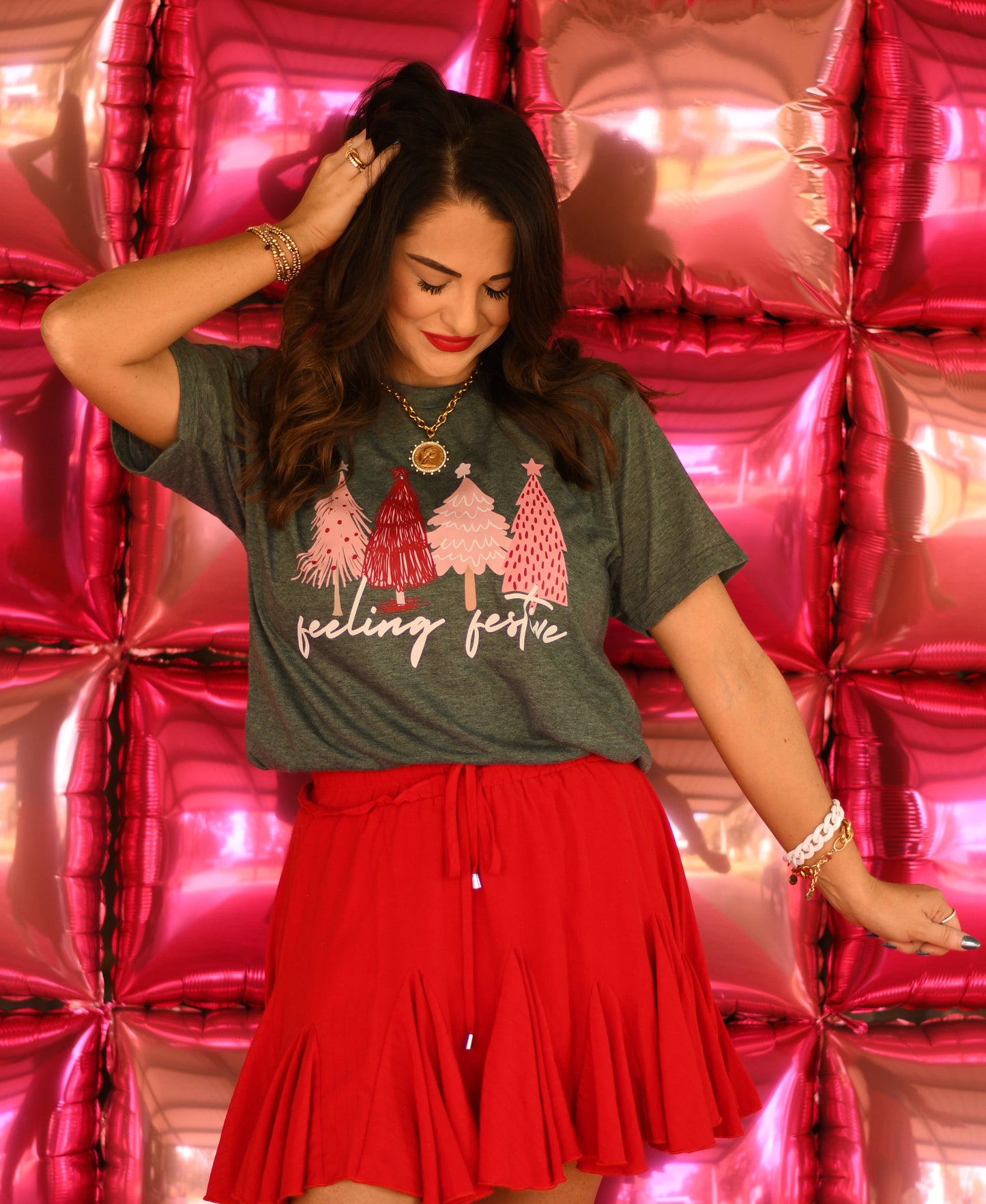 Feeling Festive Trees Tee