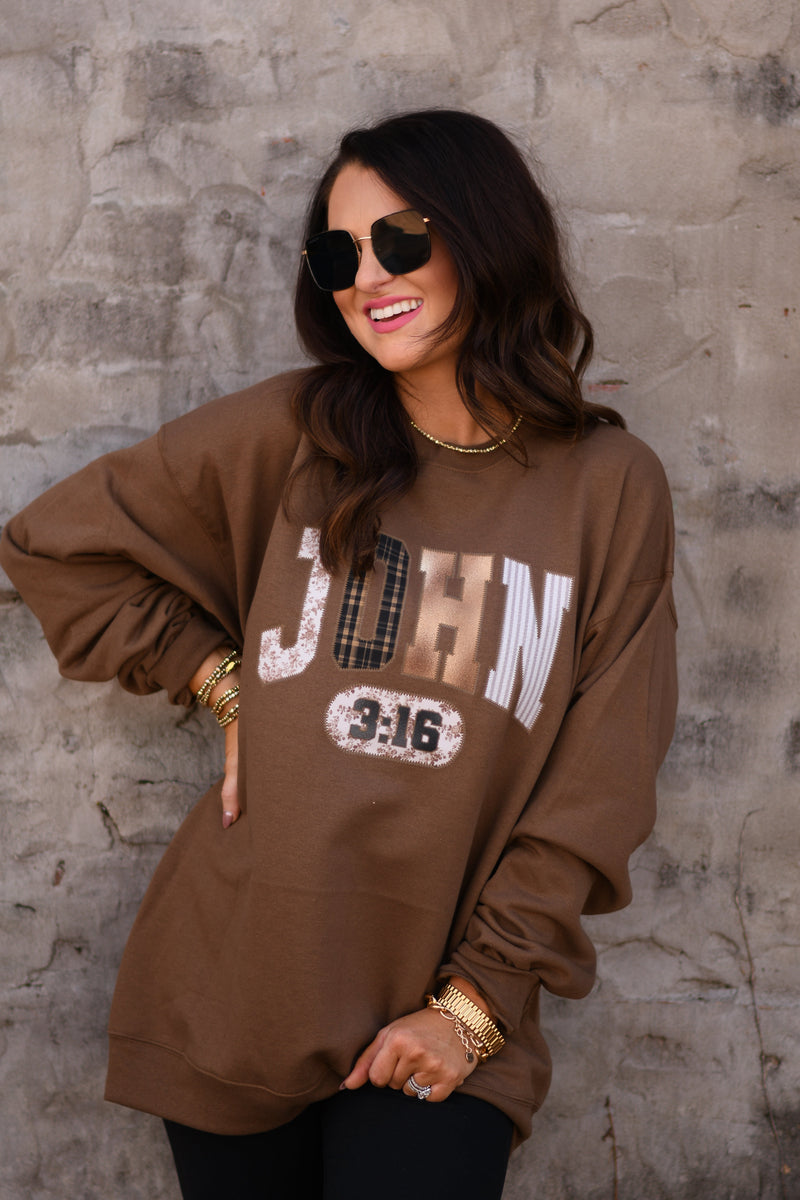 John 3:16 Sweatshirt