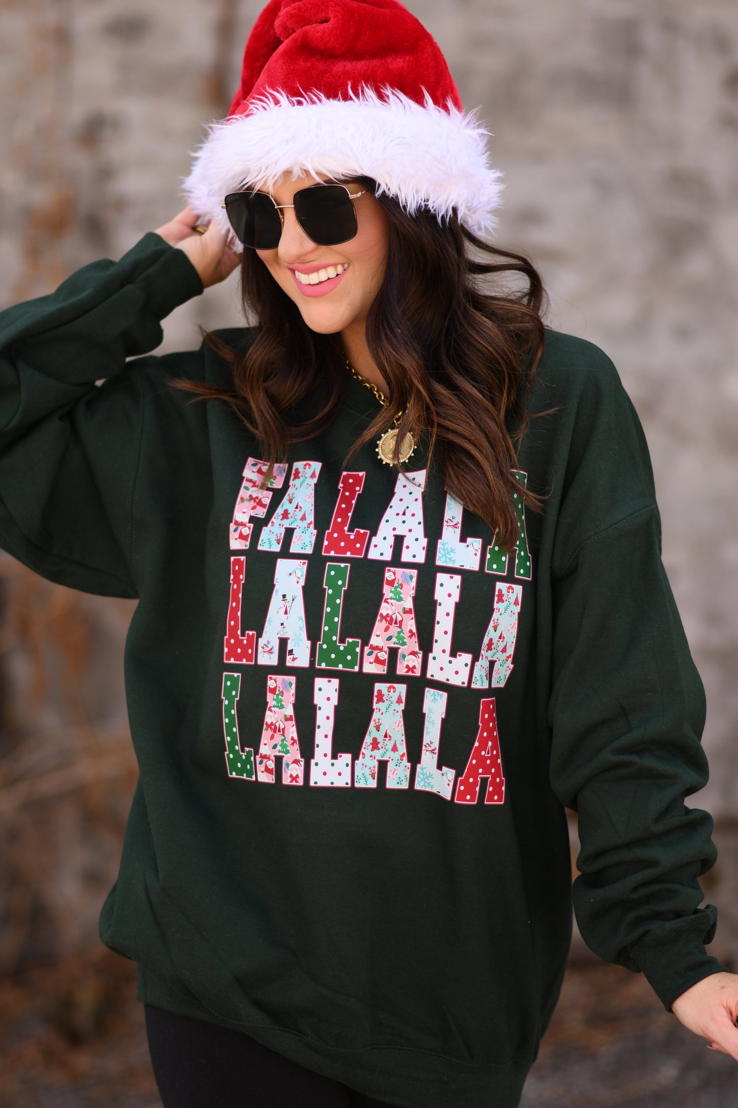 FA LA LA Polka Dots Sweatshirt