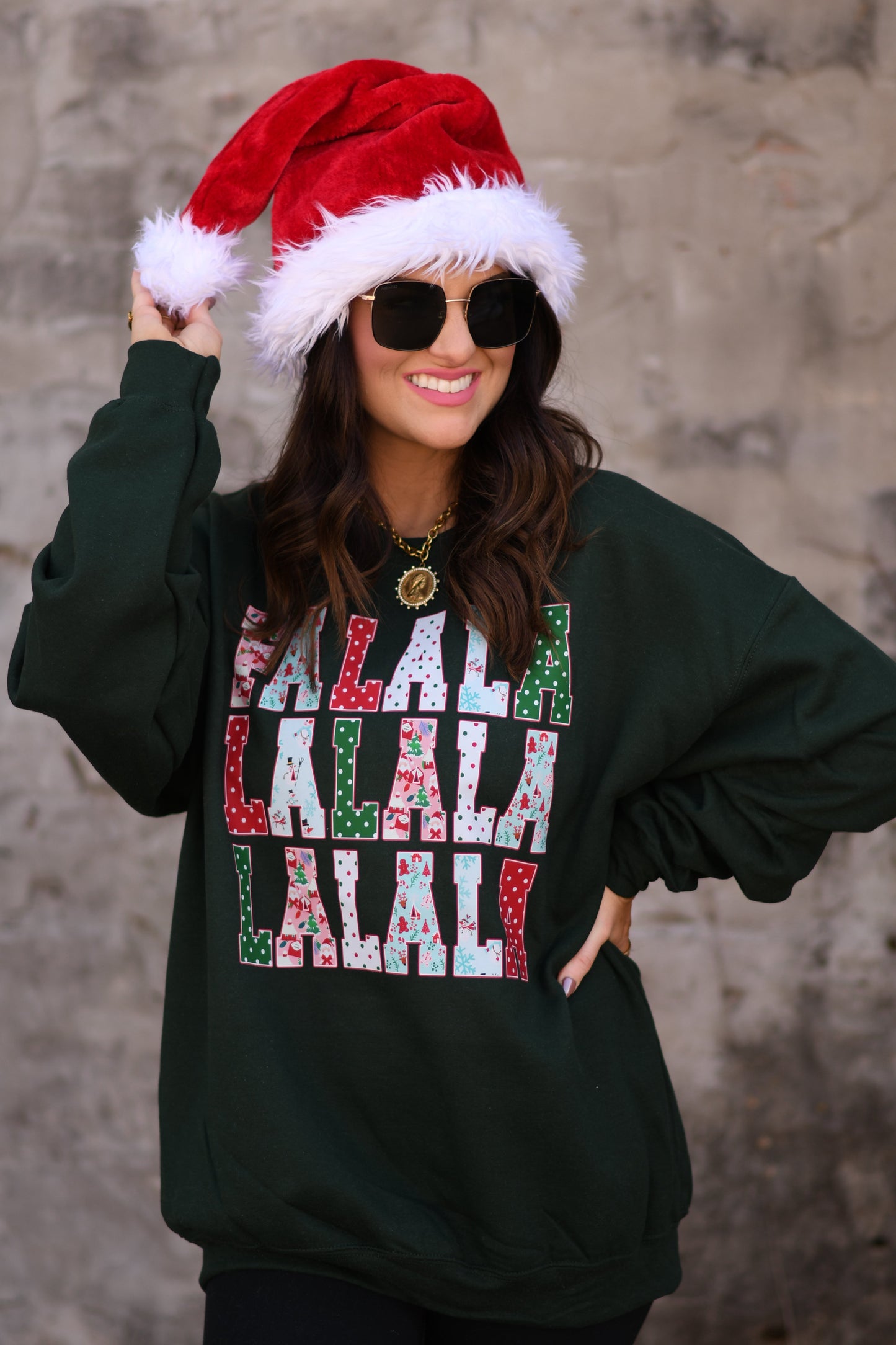 FA LA LA Polka Dots Sweatshirt