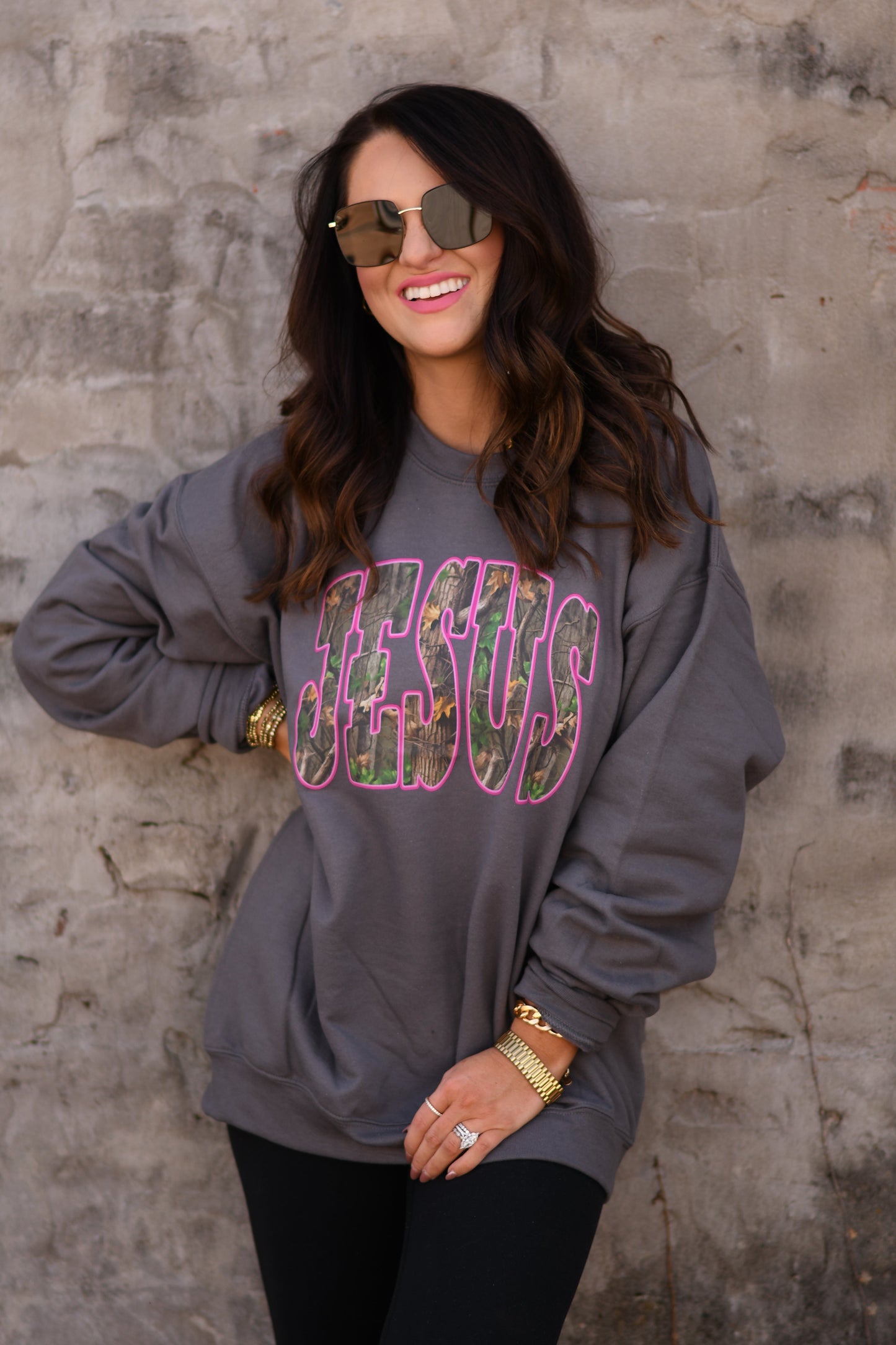Jesus Camo Tee / Sweatshirt
