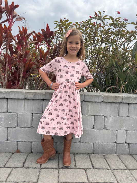 Rainbow Leopard Dress