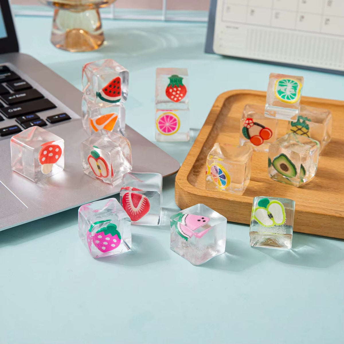 *Pre Order* Mini Fruit Ice Cube Squishy
