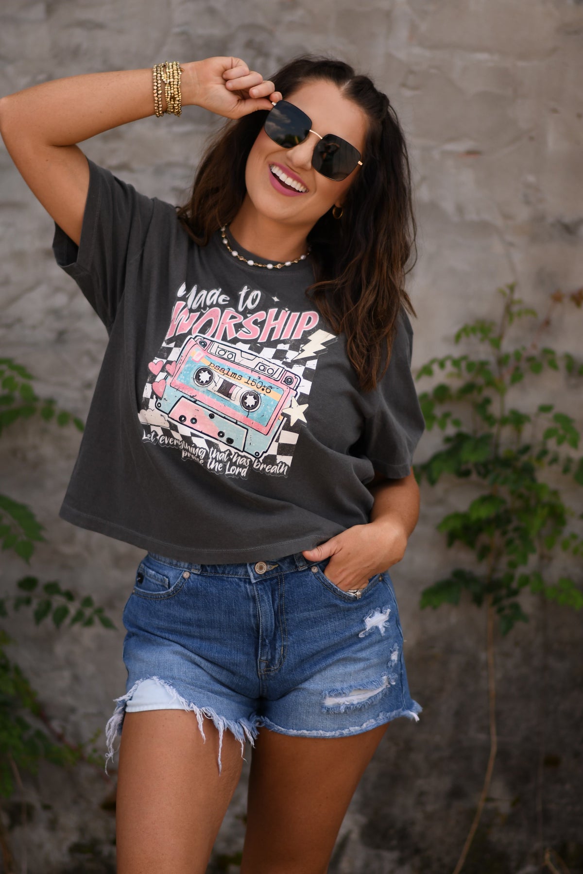 Made To Worship Tee or Crop Tee