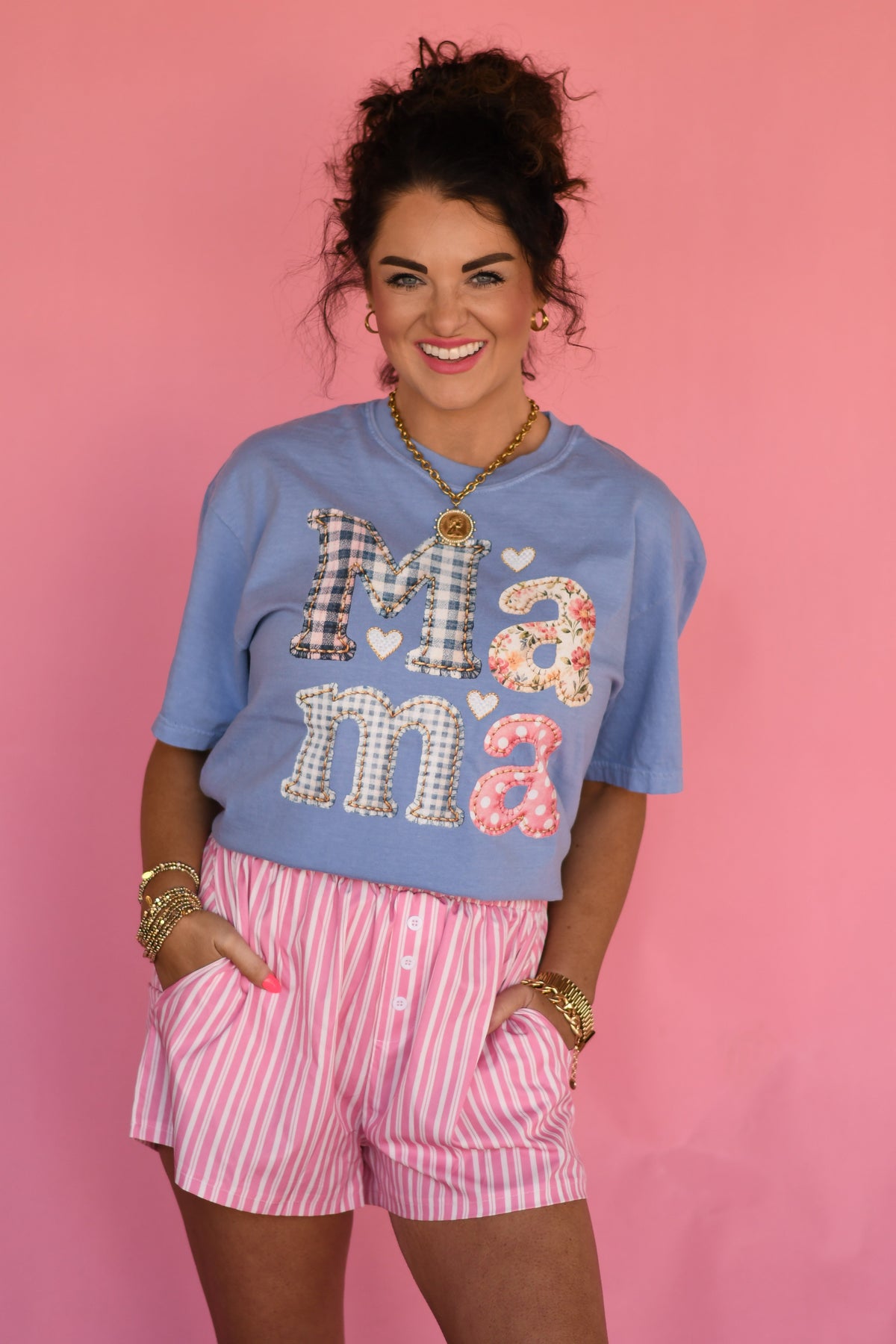 Patchwork Mama Tee