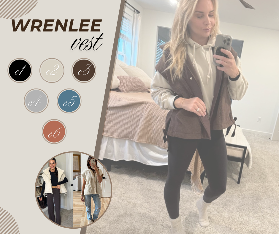 PREORDER: RERUN; Wrenlee Fleece Vest 10.13.25 osym