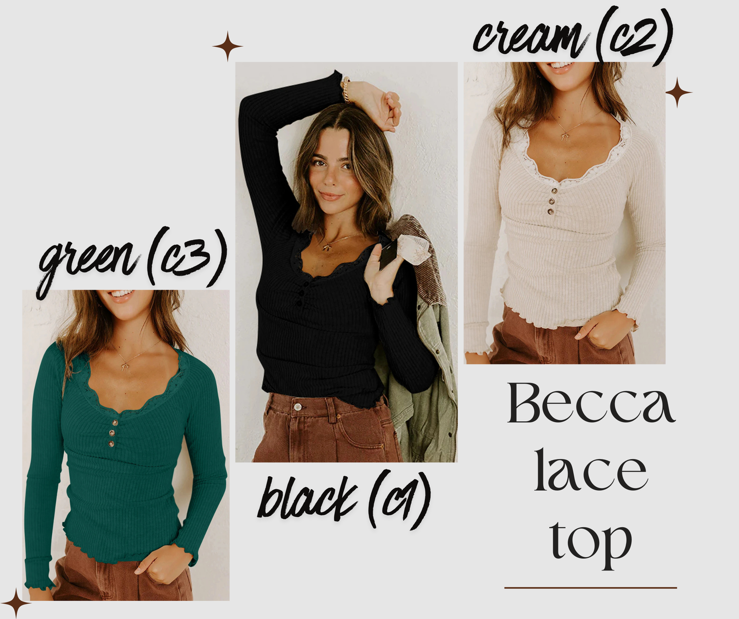 PREORDER: Becca Lace Top  11.10.25 OSYM