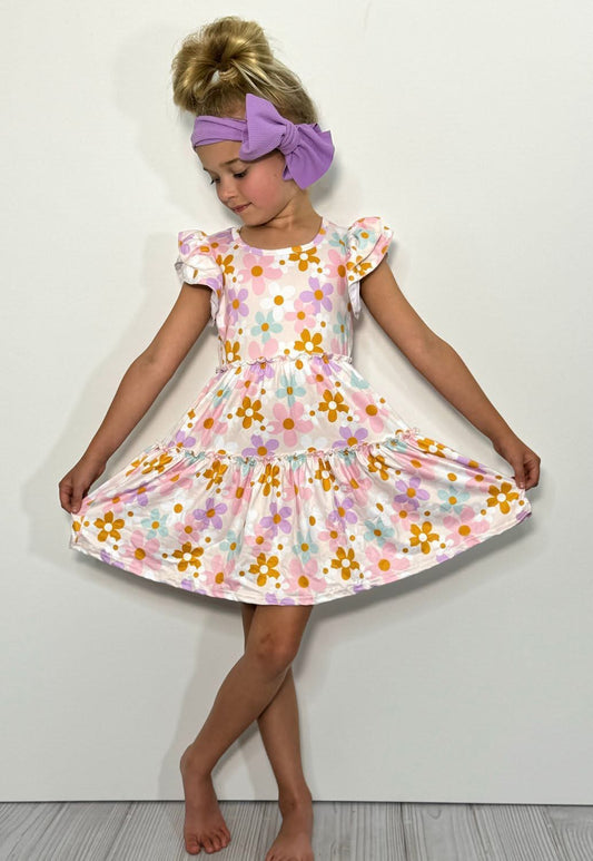 Pastel Daisy Dress
