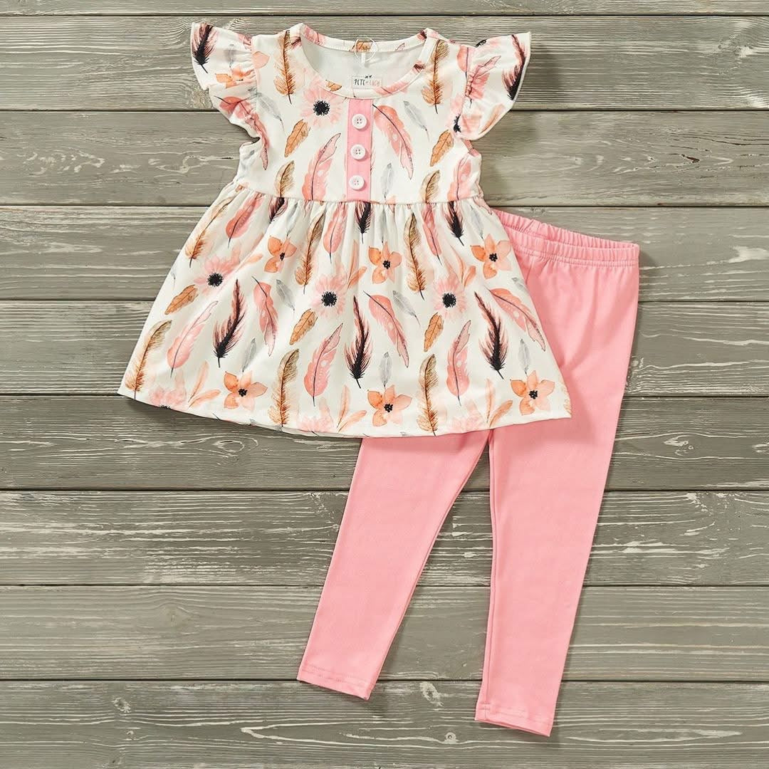 Fancy Feathers Two Piece Set