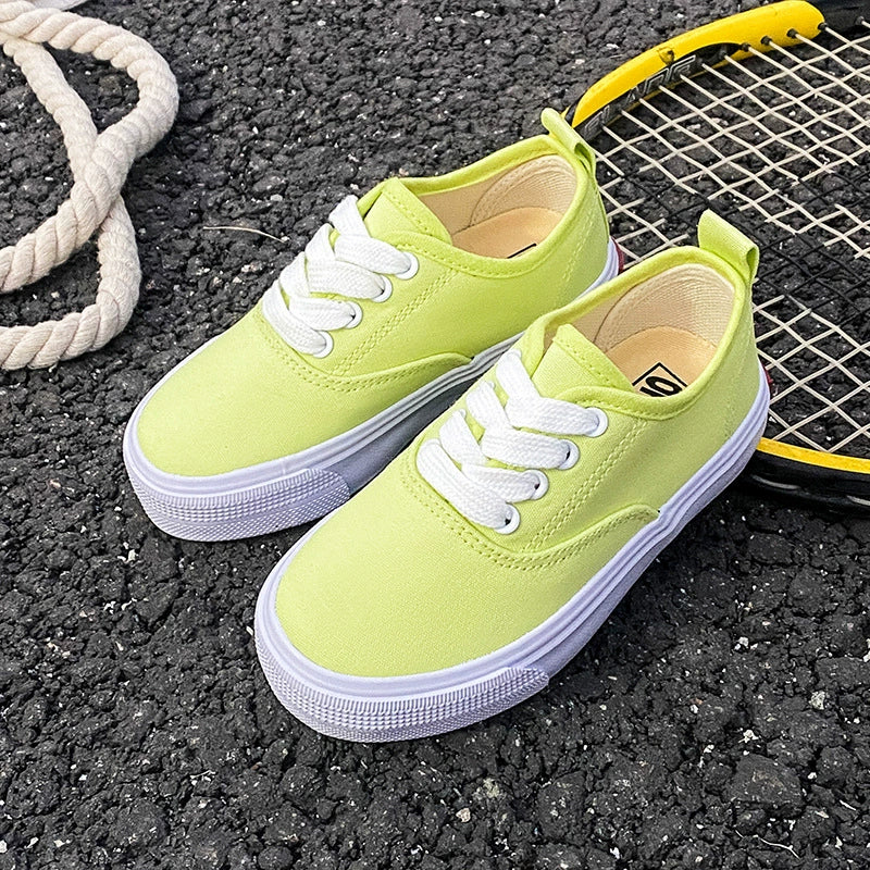 PREORDER: Kid's Canvas Lace-up Shoes (Sizes BK4 & BK4.5)  11.10.25