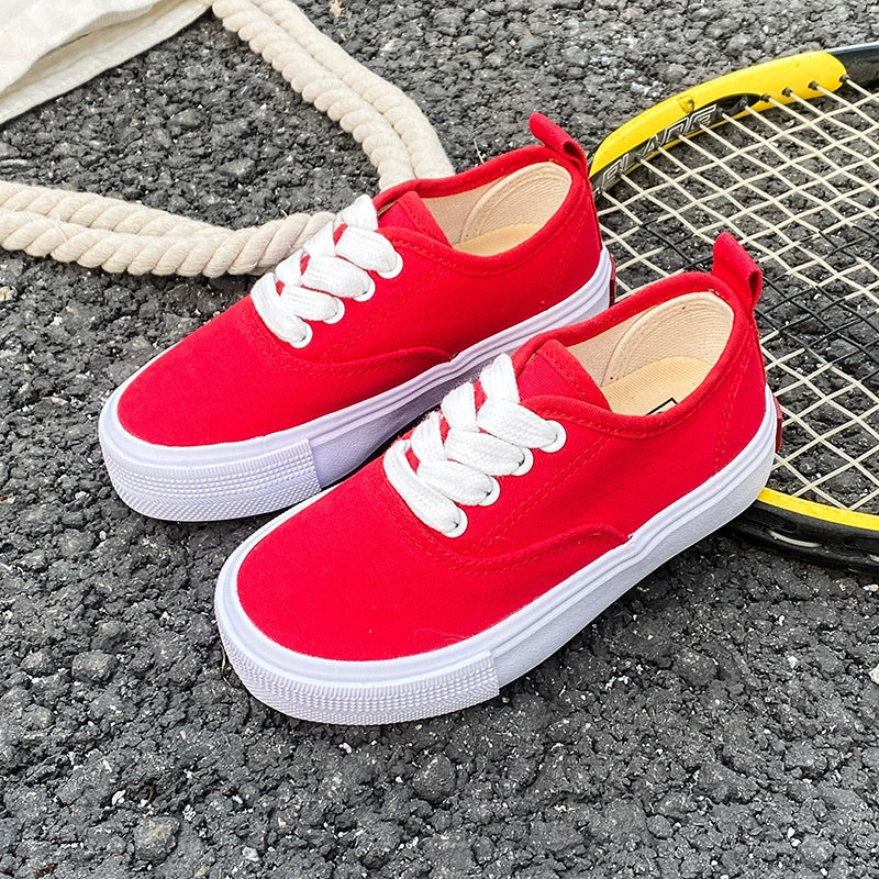PREORDER: Kid's Canvas Lace-up Shoes (Sizes BK4 & BK4.5)  11.10.25