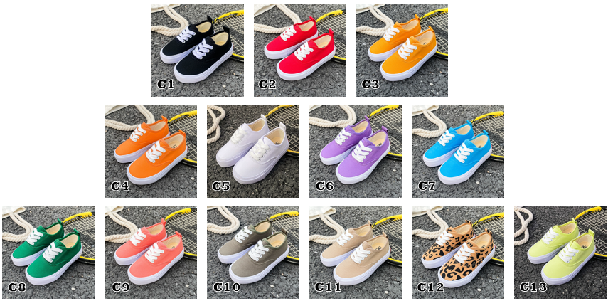 PREORDER: Kid's Canvas Lace-up Shoes (Sizes BK4 & BK4.5)  11.10.25