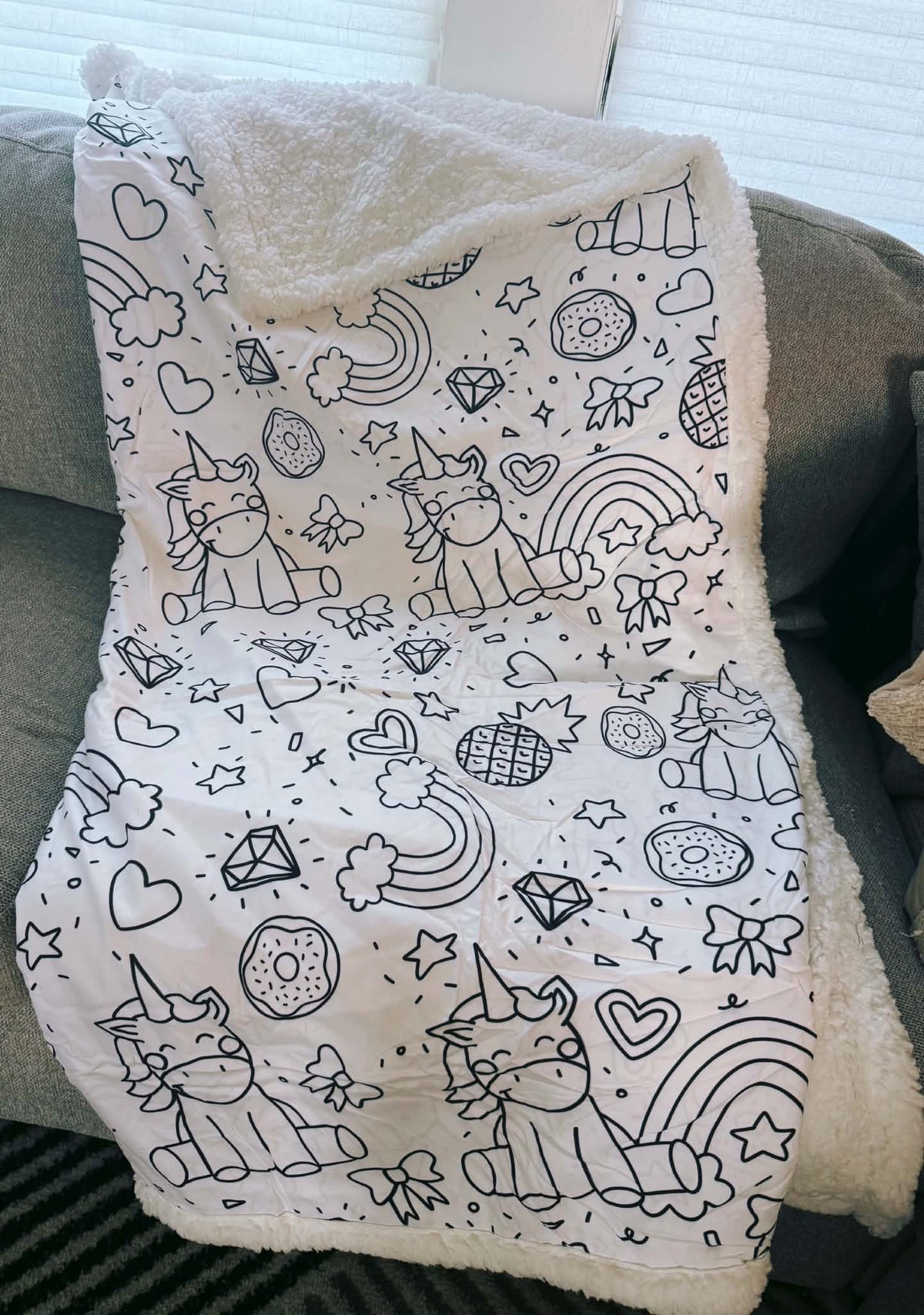 PREORDER: Custom Coloring Blanket - Ends 8/3 at 10am EST!!