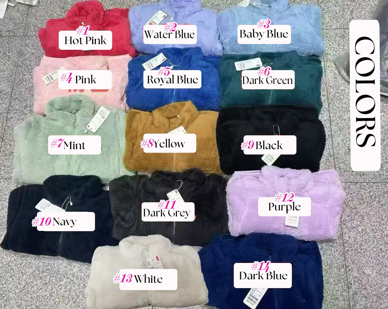 PREORDER: Kid Fuzzy zip up fleece 11.10.25