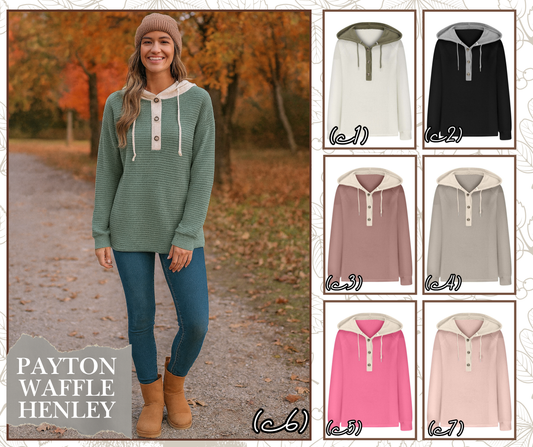 PREORDER: Payton Waffle Henley 11.10.25 OSYM