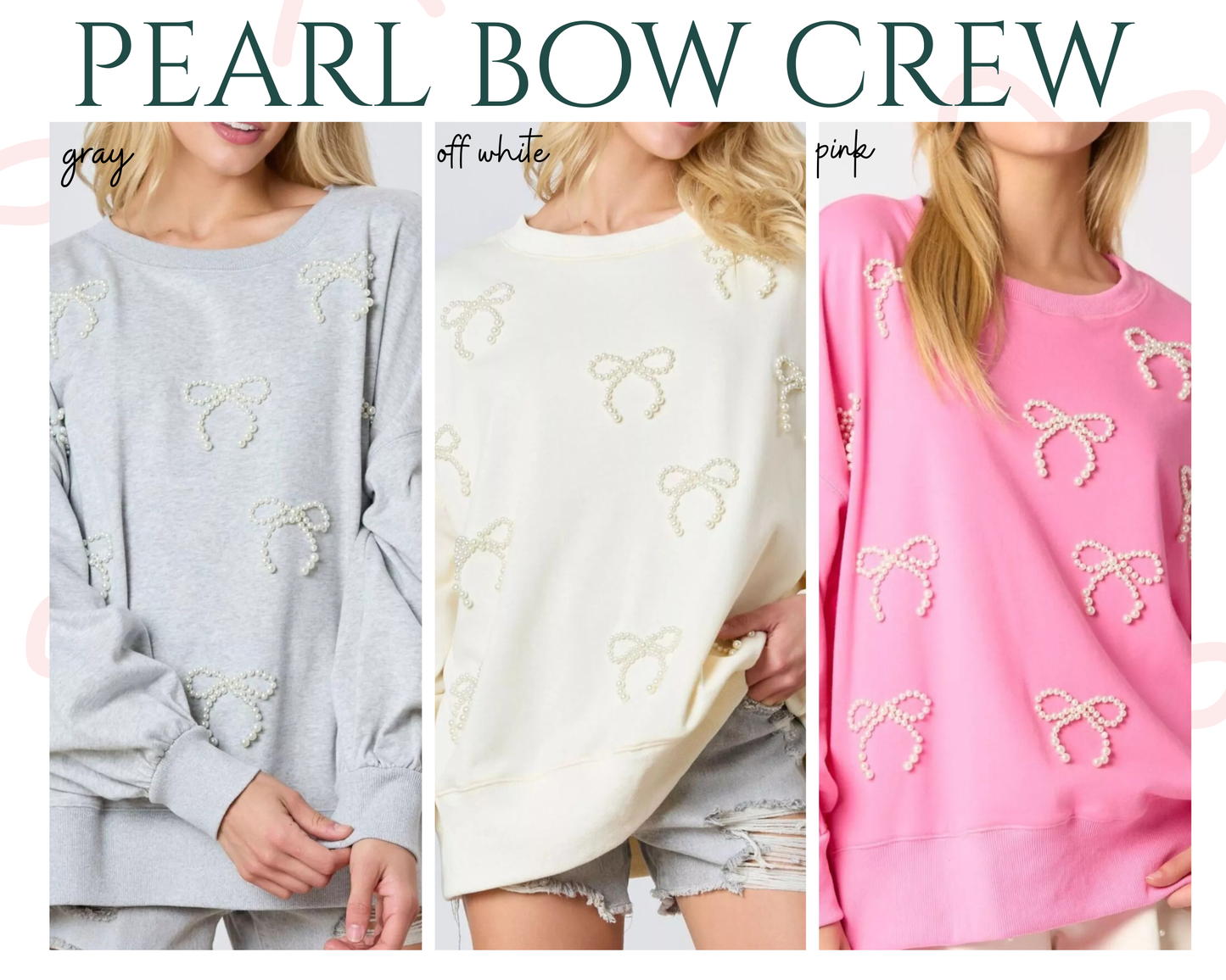 PREORDER: Pearl Bow Crew 1.5.26 osym